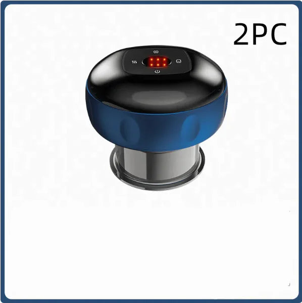 Masajeador de Ventosas Eléctrico (Pack de 2) 6 Velocidades + Calor
